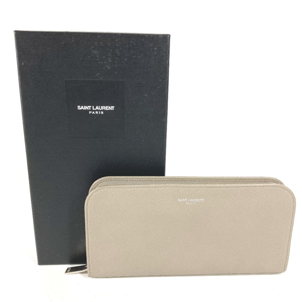 Saint Laurent Paris 326599 Long wallet Zip Around Long Wallet gray - Picture 2 of 10